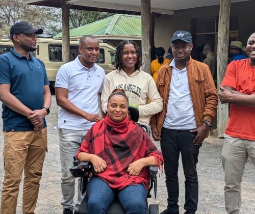Some Members of the MSD Workers' Council, With Happy Faces Immediately After Visiting Tarangire National Park